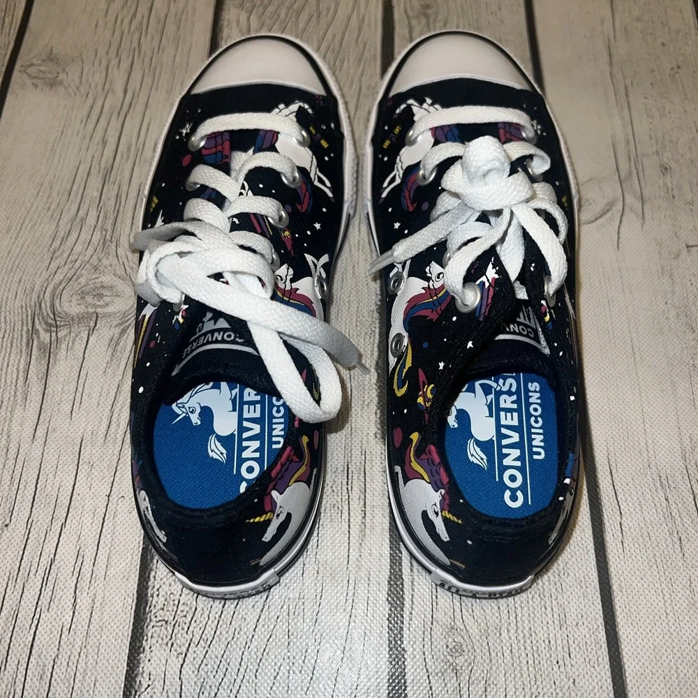 Converse All Star Chuck Taylor Rainbow Unicorn Galaxy Low Shoes Size 1.5 Junior